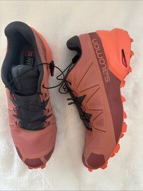 SALOMAN Speedcross 5 Trail Running Shoes Sz 9 Quality Trusted Brand Comfy EUC